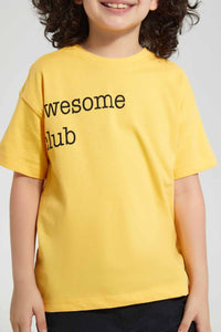 Yellow Awesome Club T-Shirt