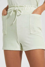 تنزيل الصورة على معرض الصور، Redtag-Mint-Drop-Needle-Velvet-Short-Loungewear-Shorts-Women&#39;s-
