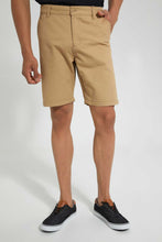 تنزيل الصورة على معرض الصور، Redtag-Beige-Chino-Short-Swimwear--
