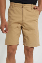 تنزيل الصورة على معرض الصور، Redtag-Beige-Chino-Short-Swimwear--
