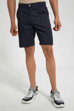 تنزيل الصورة على معرض الصور، Redtag-Navy-Chino-Short-Swimwear--
