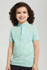 Redtag-Mint-Palm-Print-Collar-Stand-Polo-Polo-Shirts-Boys-2 to 8 Years