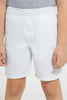 Redtag-White-Twill-Balloon-Short-Denim-Shorts-Boys-2 to 8 Years