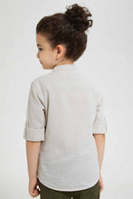 Load image into Gallery viewer, Redtag-Stone-Dobby-Ls-Shirt-Casual-Shirts-Boys-2 to 8 Years
