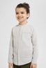 Redtag-Stone-Dobby-Ls-Shirt-Casual-Shirts-Boys-2 to 8 Years