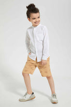 تنزيل الصورة على معرض الصور، Redtag-White--Dobby-Ls-Shirt-Casual-Shirts-Boys-2 to 8 Years
