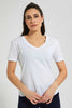 Redtag-White-Organic-V-Neck-T-Shirt-Plain-Women's-