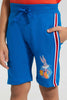 Redtag-Blue-Bugs-Bunny-Elasticacated-Waist-Short-Active-Shorts-Boys-2 to 8 Years