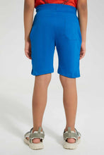 تنزيل الصورة على معرض الصور، Redtag-Blue-Bugs-Bunny-Elasticacated-Waist-Short-Active-Shorts-Boys-2 to 8 Years
