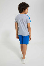 تنزيل الصورة على معرض الصور، Redtag-Grey-Paw-Patrol-T-Shirt-Sand-Short-Set-Sets-Boys-2 to 8 Years
