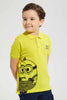 Redtag-Yellow-Minion-Polo-Polo-Shirts-Boys-2 to 8 Years