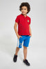 Redtag-Blue-Tom-And-Jerry-Shorts-Active-Shorts-Boys-2 to 8 Years