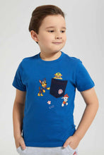 تنزيل الصورة على معرض الصور، Redtag-Blue-Paw-Patrol-Pocket-T-Shirt-Character-T-Shirts-Boys-2 to 8 Years
