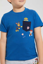 تنزيل الصورة على معرض الصور، Redtag-Blue-Paw-Patrol-Pocket-T-Shirt-Character-T-Shirts-Boys-2 to 8 Years
