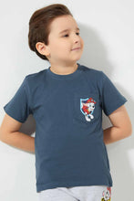 تنزيل الصورة على معرض الصور، Redtag-Navy-Paw-Patrol-Pocket-T-Shirt-Character-T-Shirts-Boys-2 to 8 Years
