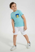 تنزيل الصورة على معرض الصور، Redtag-Blue-Minions-Pocket-T-Shirt-Character-T-Shirts-Boys-2 to 8 Years
