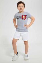 تنزيل الصورة على معرض الصور، Redtag-Grey-Daffy-Pocket-T-Shirt-Character-T-Shirts-Boys-2 to 8 Years
