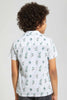 Redtag-White-Safari-Print-T-Shirt-And-Shirt-Set-Casual-Shirts-Boys-2 to 8 Years