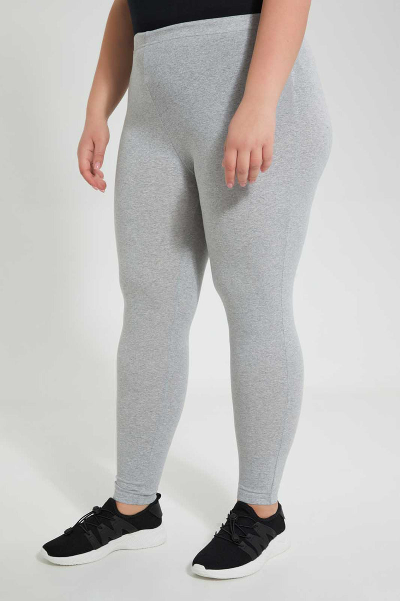 Redtag-Grey-Basic-Legging-Leggings-Women's-