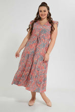 تنزيل الصورة على معرض الصور، Redtag-Printed-Maxi-Dress-Dresses-Women&#39;s-
