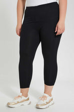 تنزيل الصورة على معرض الصور، Redtag-Pack-Of-2-Legging---Crop-X-Crop-Leggings-Women&#39;s-
