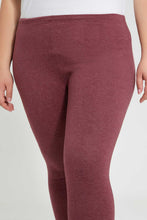 تنزيل الصورة على معرض الصور، Redtag-Burgandy-Basic-Legging-Leggings-Women&#39;s-
