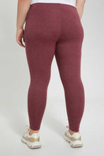 تنزيل الصورة على معرض الصور، Redtag-Burgandy-Basic-Legging-Leggings-Women&#39;s-
