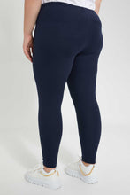 تنزيل الصورة على معرض الصور، Redtag-Navy-Basic-Legging-Leggings-Women&#39;s-
