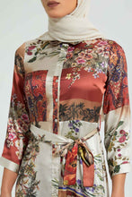 تنزيل الصورة على معرض الصور، Redtag-Printed-Satin-Shirt-Dress-Dresses-Women&#39;s-
