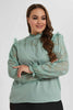 Redtag-Mint-Jacquard-Yoke-&-Sleeve-Detail-Blouse-Blouses-Women's-