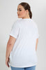 Redtag-White-S/S-V-Neck-T-Shirt-V-Neck-T-Shirts-Women's-