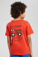 Load image into Gallery viewer, Redtag-Red-Placement-Print-Over-Size-T-Shirt-Graphic-T-Shirts-Boys-2 to 8 Years
