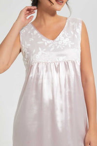 Redtag-Pink-Chemise-With-Lace-At-Yoke-Chemises-Women's-
