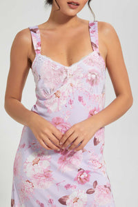 Lilac Floral Chemise