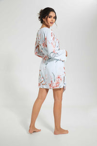 Redtag-Grey-Floral-Printed-Robe-And-Chemise-Set-Robes-Women's-