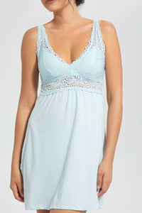 Redtag-Assorted-Plain-Chemise-With-Lace-Chemises-Women's-