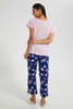 Redtag-Navy-Floral-Printed-Pyjama-Set-Pyjama-Sets-Women's-