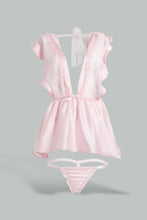 تنزيل الصورة على معرض الصور، Redtag-Pink-Plain-Babydoll-With-Thong-Babydolls-Women&#39;s-
