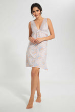 Load image into Gallery viewer, Redtag-Peach-Floral-Printed-Chemise-Chemises-Women&#39;s-
