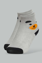 Load image into Gallery viewer, Redtag-White-Full-Length-Socks-(4-Pack)-Ankle-Socks-Infant-Boys-3 to 24 Months
