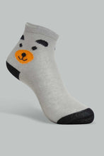 Load image into Gallery viewer, Redtag-White-Full-Length-Socks-(4-Pack)-Ankle-Socks-Infant-Boys-3 to 24 Months
