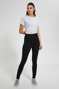 Redtag-Red-Pleated-Pontie-Legging-Leggings-Women's-