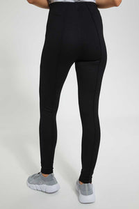 Redtag-Red-Pleated-Pontie-Legging-Leggings-Women's-