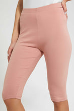 Load image into Gallery viewer, Redtag-Pink-Knee-Length-Capri-Leggings-Women&#39;s-
