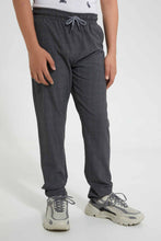 Load image into Gallery viewer, Redtag-Beige-Check-Casual-Trouser-Pants-Jogger-Fit-Senior-Boys-9 to 14 Years
