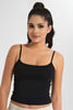 Redtag-Black-Plain-Half-Strappy-Vest-Vests-Women's-