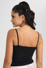 Redtag-Black-Plain-Half-Strappy-Vest-Vests-Women's-