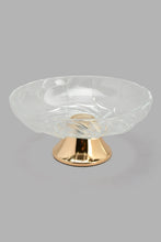 Load image into Gallery viewer, Redtag-Gold-Glass-Serving-Bowl-Serving-Bowls-Home-Dining-
