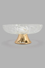 Load image into Gallery viewer, Redtag-Gold-Glass-Serving-Bowl-Serving-Bowls-Home-Dining-
