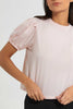 Redtag-Pink-Basic-Puff-Sleeve-Top-Tops-Women's-